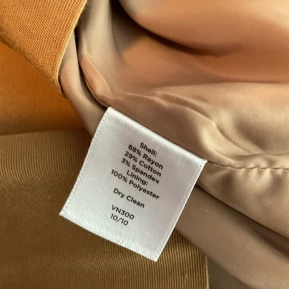 Talbots Tan Skirt With Pockets Sz 10 - Picture 4 of 4